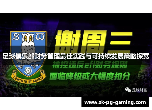足球俱乐部财务管理最佳实践与可持续发展策略探索 足球俱乐部财务管理最佳实践与可持续发展策略探索